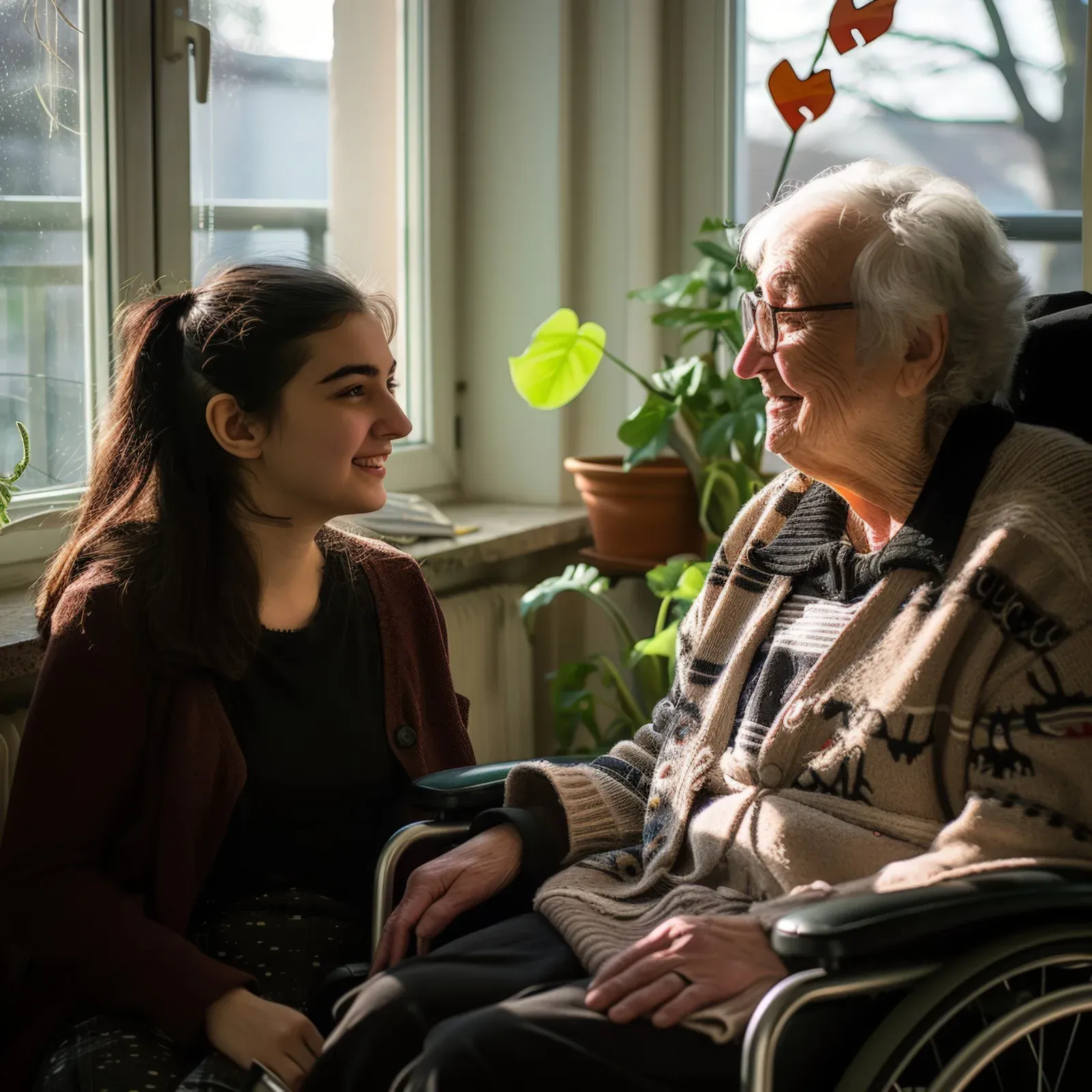 Domiciliary care support at home